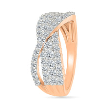 Intertwined Sparkle Diamond Ring