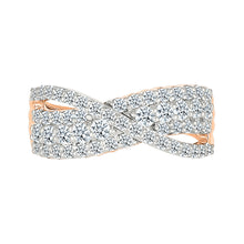 Intertwined Sparkle Diamond Ring