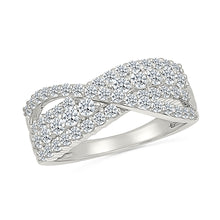 Intertwined Sparkle Diamond Ring