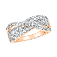 Intertwined Sparkle Diamond Ring