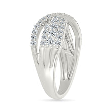 Intertwined Sparkle Diamond Ring