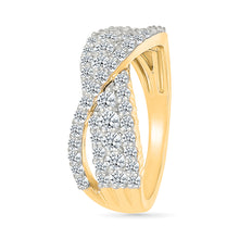 Intertwined Sparkle Diamond Ring