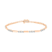 Gleaming Starlight Gold & Diamond Bracelet