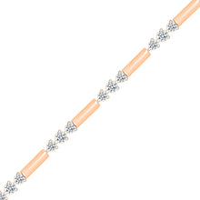 Gleaming Starlight Gold & Diamond Bracelet