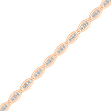 Intertwined Sparkle Gold & Diamond Bracelet