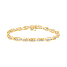 Intertwined Sparkle Gold & Diamond Bracelet