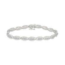 Intertwined Sparkle Gold & Diamond Bracelet