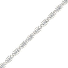 Intertwined Sparkle Gold & Diamond Bracelet