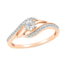 Charming Waves Diamond Ring