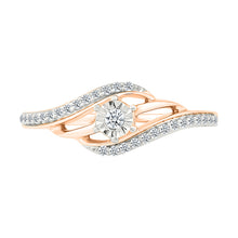 Charming Waves Diamond Ring
