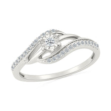 Charming Waves Diamond Ring