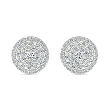 Starry Diamond Cluster Earrings