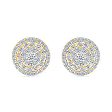 Starry Diamond Cluster Earrings