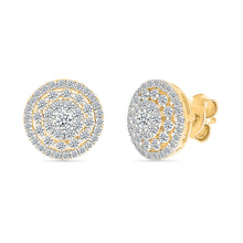 Starry Diamond Cluster Earrings