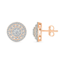 Starry Diamond Cluster Earrings