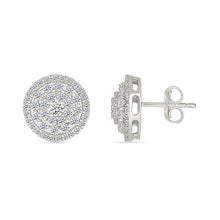 Starry Diamond Cluster Earrings