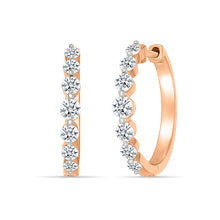 Shining Diamond Hoops Earrings