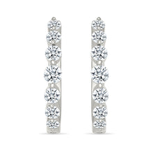 Shining Diamond Hoops Earrings