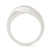 Spring Bulge Diamond Ring