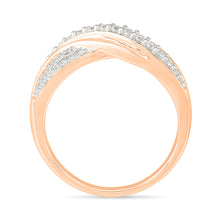 Spring Bulge Diamond Ring