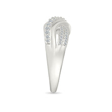Spring Bulge Diamond Ring