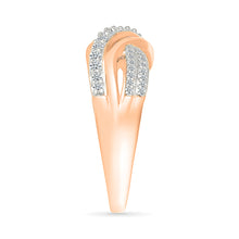 Spring Bulge Diamond Ring