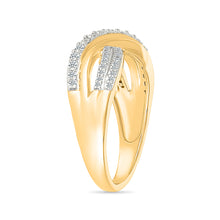 Spring Bulge Diamond Ring