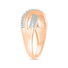 Spring Bulge Diamond Ring