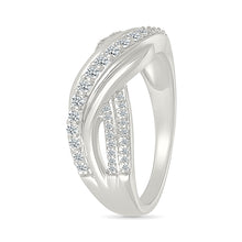 Spring Bulge Diamond Ring