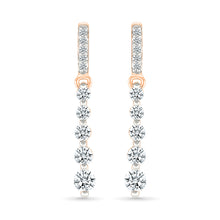 Twinkling Towers Hoops Earrings