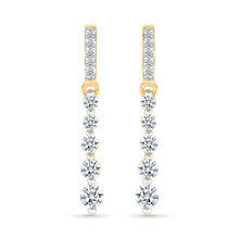Twinkling Towers Hoops Earrings