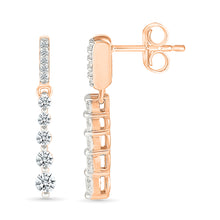 Twinkling Towers Hoops Earrings