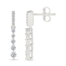 Twinkling Towers Hoops Earrings