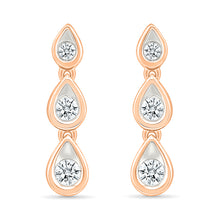 Shimmering Trio Hoops Earrings