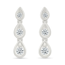 Shimmering Trio Hoops Earrings