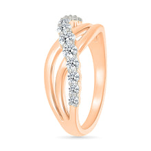 Intertwined Wavy Ring
