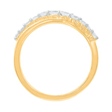 Intertwined Wavy Ring