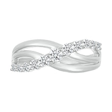 Intertwined Wavy Ring