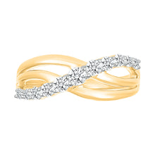 Intertwined Wavy Ring