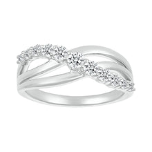 Intertwined Wavy Ring