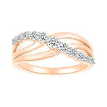 Intertwined Wavy Ring
