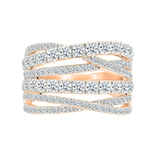 Zig Zag Gold & Diamond Ring