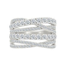 Zig Zag Gold & Diamond Ring