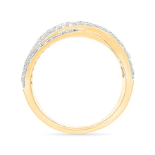 Zig Zag Gold & Diamond Ring