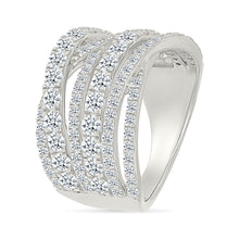 Zig Zag Gold & Diamond Ring