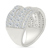 Zig Zag Gold & Diamond Ring