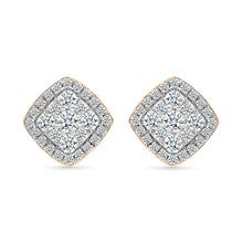 Starlight Square Diamond Earrings
