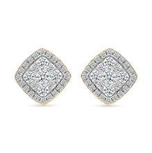 Starlight Square Diamond Earrings
