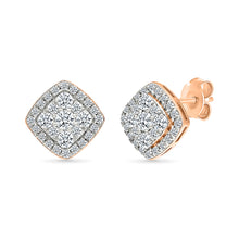 Starlight Square Diamond Earrings
