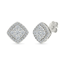Starlight Square Diamond Earrings
